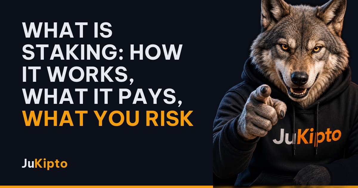 What is staking: how it works, what it pays, what you risk
