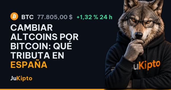 Cambiar altcoins por bitcoin: qué tributa en España