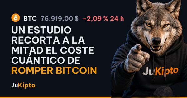 Un estudio recorta a la mitad el coste cuántico de romper Bitcoin