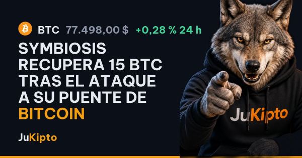 Symbiosis recupera 15 BTC tras el ataque a su puente de Bitcoin