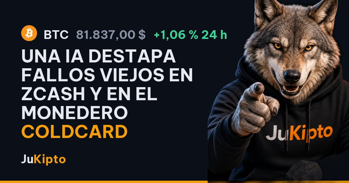 Una IA destapa fallos viejos en Zcash y en el monedero Coldcard