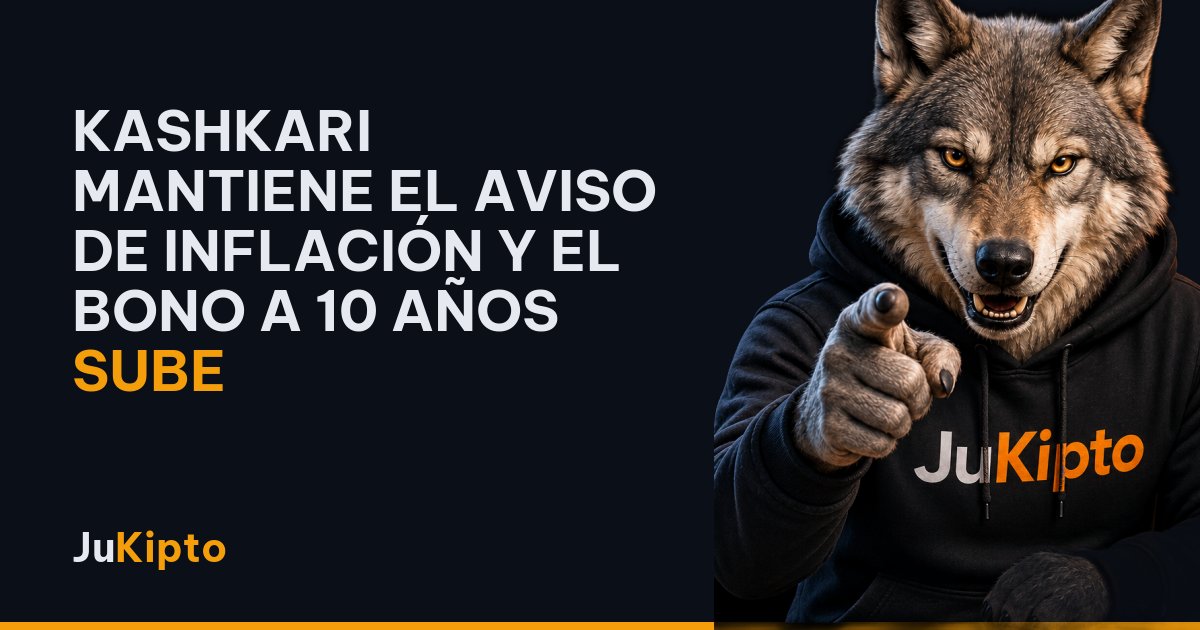 Kashkari mantiene el aviso de inflación y el bono a 10 años sube