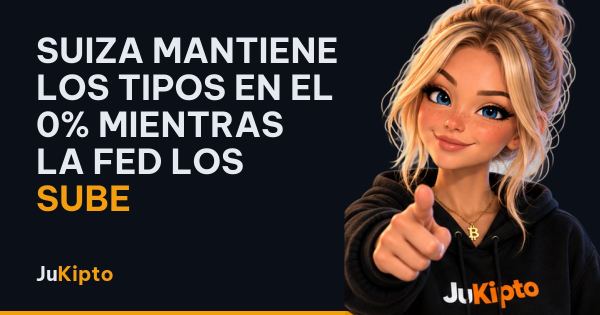 Suiza mantiene los tipos en el 0% mientras la Fed los sube
