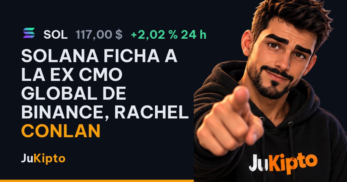 Solana ficha a la ex CMO global de Binance, Rachel Conlan