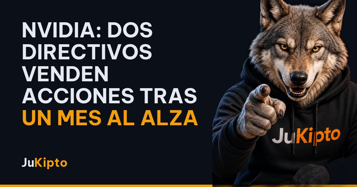 Nvidia: dos directivos venden acciones tras un mes al alza