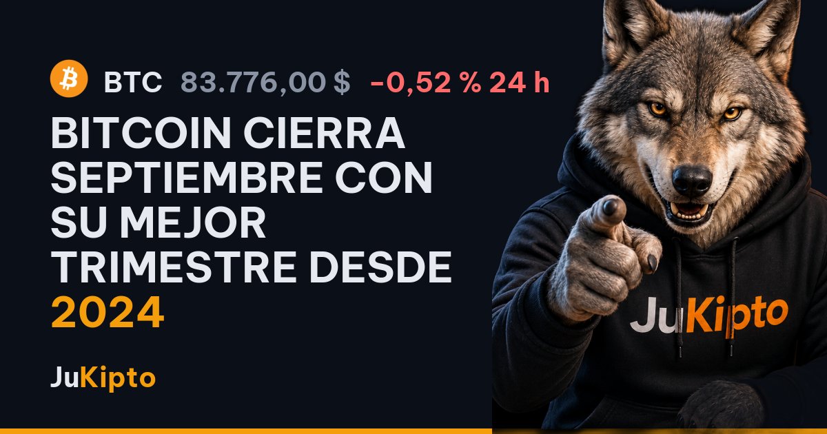 Bitcoin cierra septiembre con su mejor trimestre desde 2024