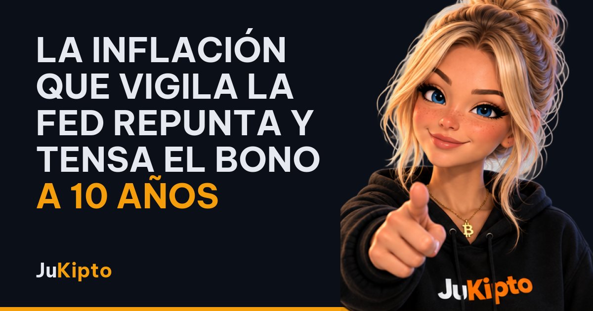 La inflación que vigila la Fed repunta y tensa el bono a 10 años