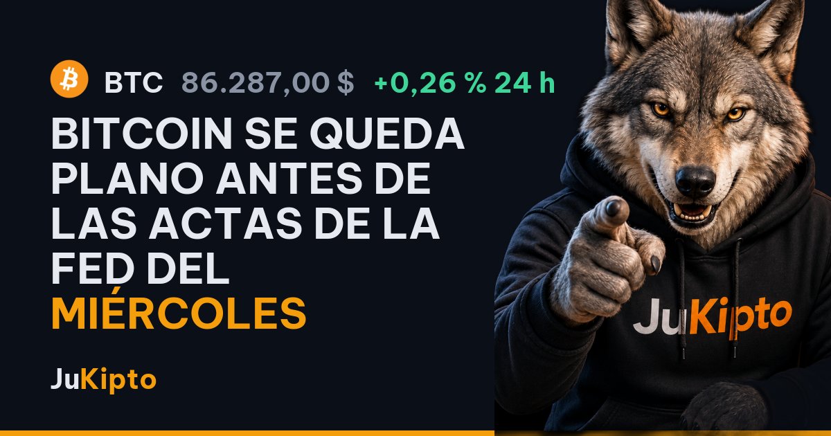 Bitcoin se queda plano antes de las actas de la Fed del miércoles