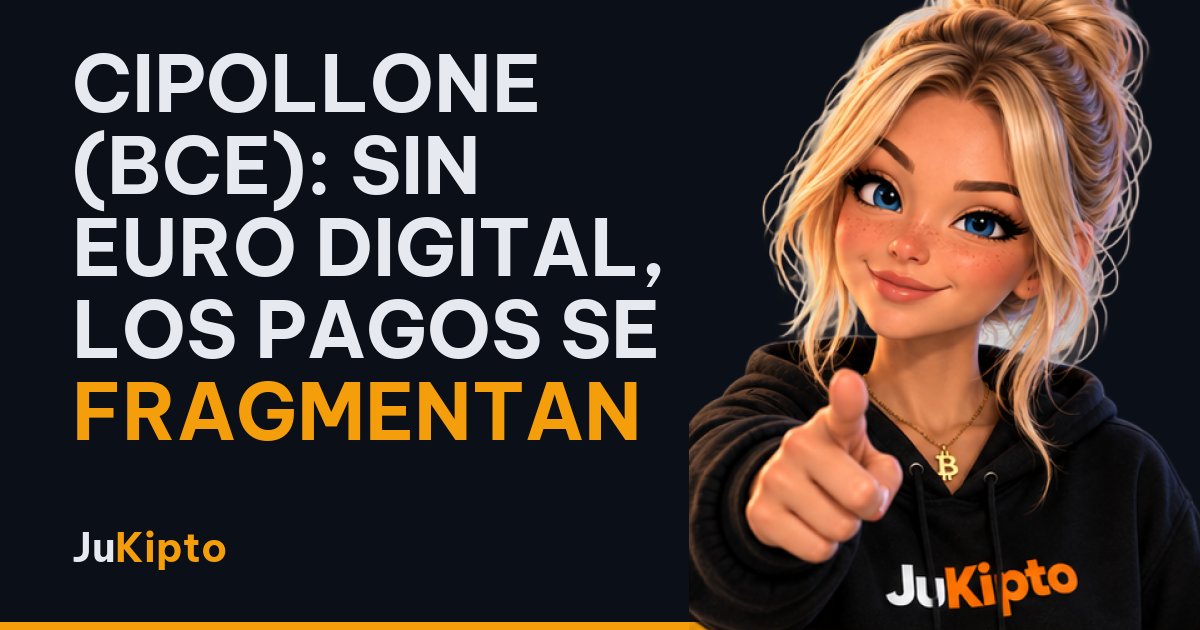 Cipollone (BCE): sin euro digital, los pagos se fragmentan