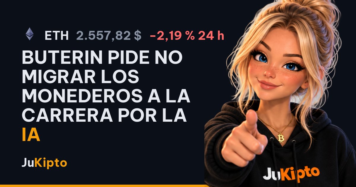 Buterin pide no migrar los monederos a la carrera por la IA