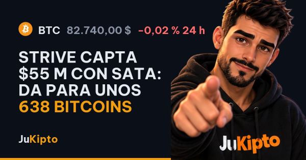 Strive capta $55 M con SATA: da para unos 638 bitcoins