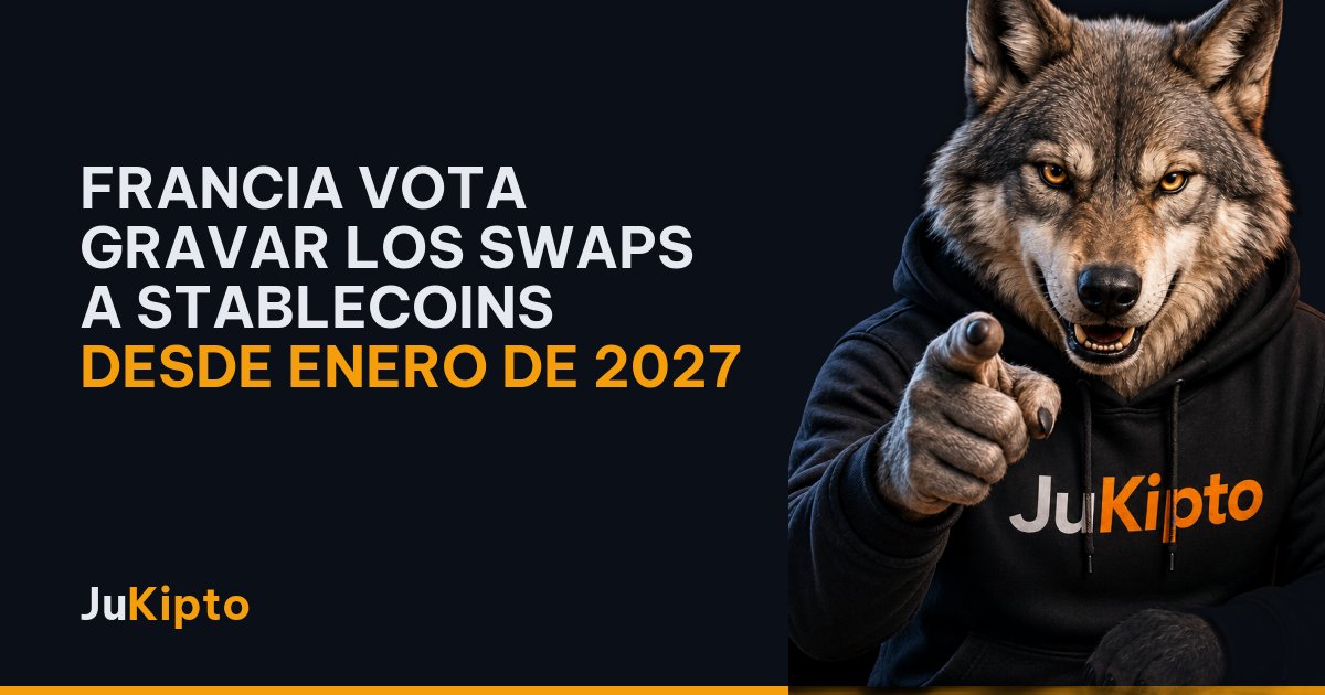 Francia vota gravar los swaps a stablecoins desde enero de 2027