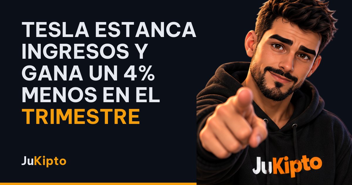 Tesla estanca ingresos y gana un 4% menos en el trimestre
