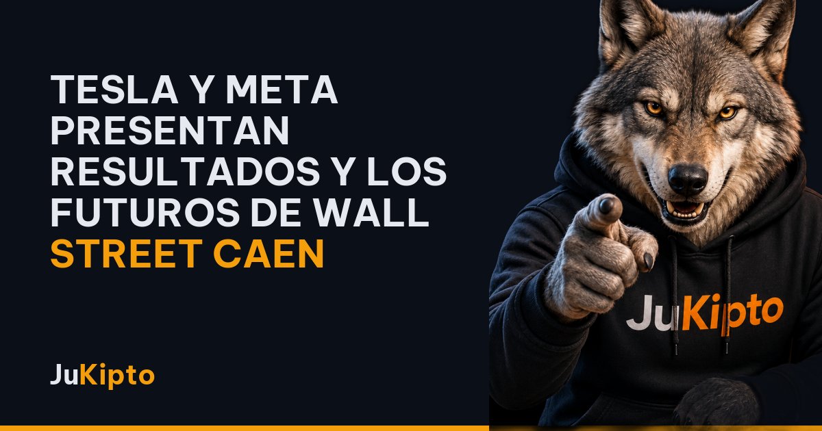 Tesla y Meta presentan resultados y los futuros de Wall Street caen